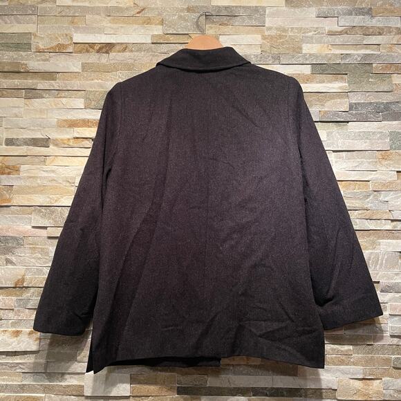 Pendleton 18W Plus 100% Virgin Wool Blazer | Black USA Classic Lined Jacket Coat - Picture 7 of 10